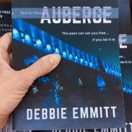 Printed proofs of Return to the Auberge by Debbie Emmitt